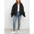 thumbnail image 7 of Women’s Winter Cropped Puffer Jacket Coat Short Warm Quilted Jacket, 7 of 7