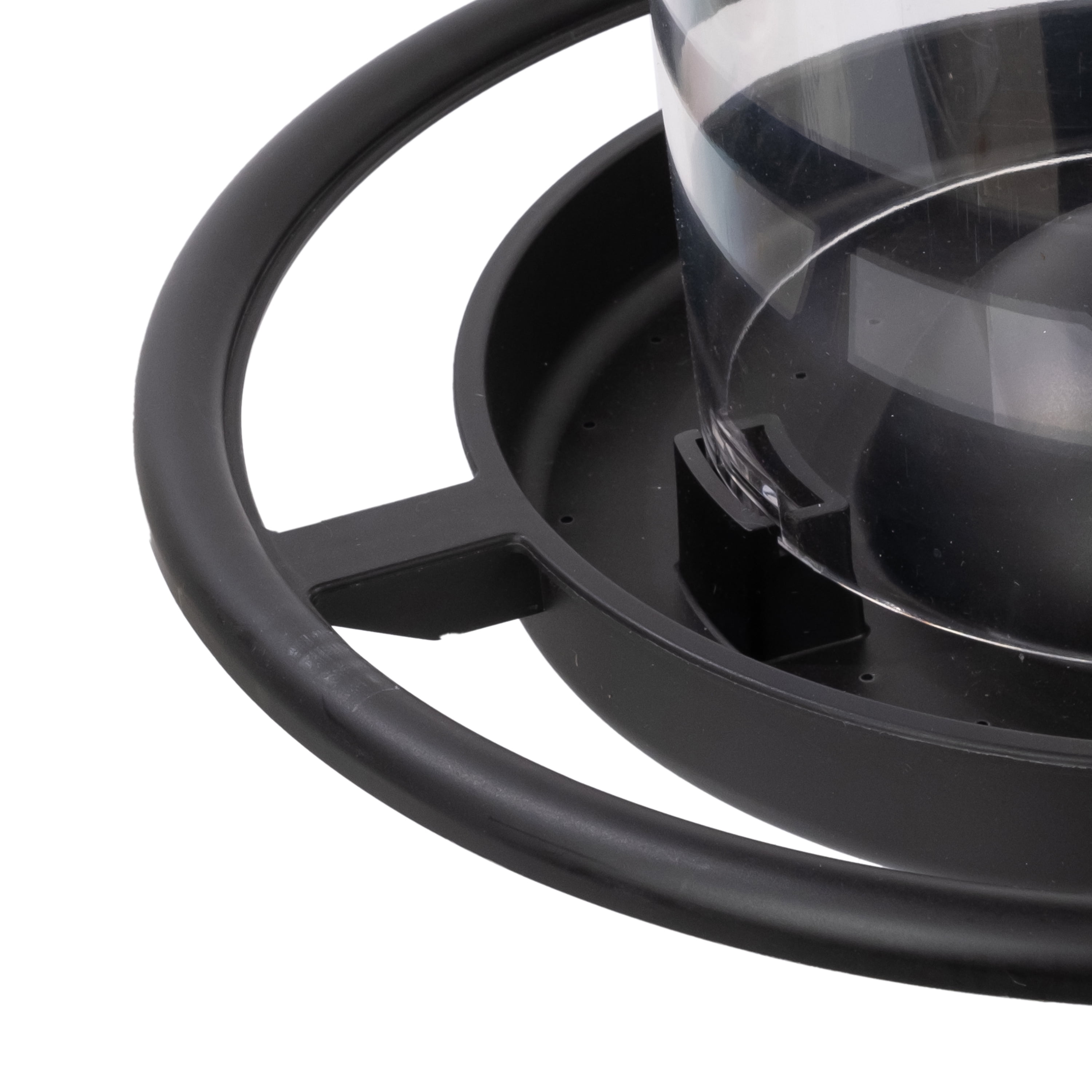 Vibrant Life Hanging Hopper Bird Feeder, Black, 5 lb Capacity