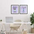 thumbnail image 2 of Stupell Industries Fragrance Perfumes on Purple 2 Piece Black Framed Print Under Glass Set design by Susan Lugar, 16 x 13, 2 of 10