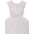 thumbnail image 3 of Little Girls Dress Lace Tulle Holy First Communion Wedding Flower Girl Dress White Size 6  (K70D08), 3 of 3