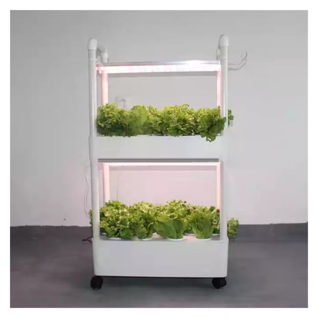 Hydroponics Growing System Indoor Smart Herb Vertical Garden Kit Automatic LED Grow Lights Planter For Home Kitchen ,Easy to Use