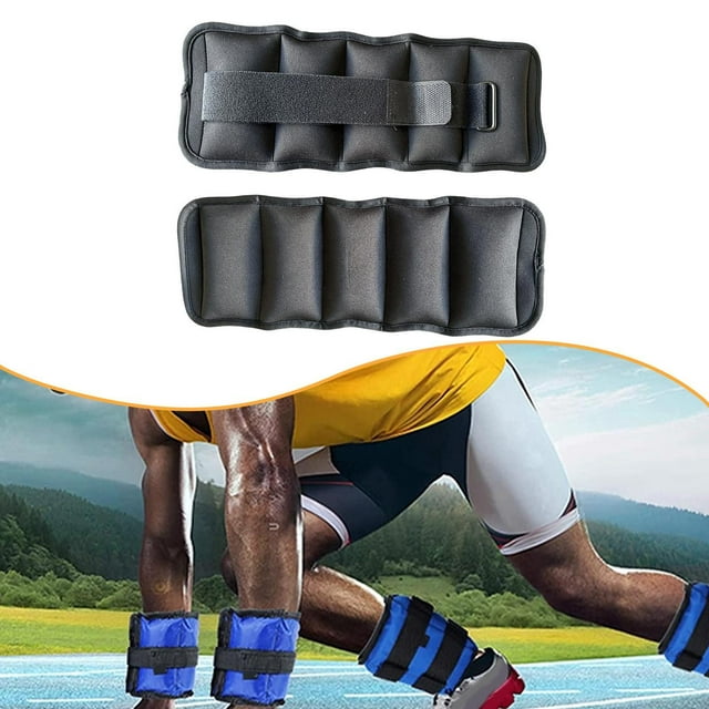 1 Par de Pesas para Tobillos, Sacos de Arena con Peso, Pesas para Muñecas Suaves Y Cómodas, Sacos de Arena para Entrenamiento de Gimnasia Y Atletismo 1.5 libras