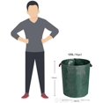 thumbnail image 3 of 3 x Sacs à Déchets de Jardin Réutilisables 120 Litres Sacs de Recyclage Pliables pour Camping, 3 of 3