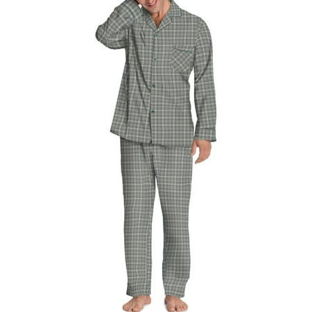 Hanes Men's Woven Pajama Set
