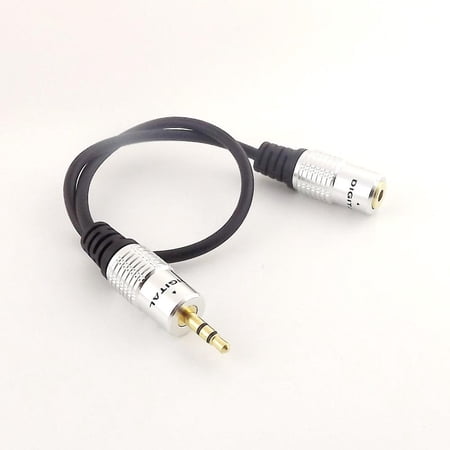 FOR 10pcs Premium 3.5mm 1 Male Stereo To Female Extension Audio Cable For Mp3 1ft