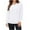 White, variant on Yievot Womens V-Neck Sweatshirt Pullover Long Sleeve Shirts Tunic Fall Tops Casual Lightweight Sweatshirts
