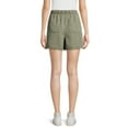 thumbnail image 3 of Time and Tru Women's Fray Hem Shorts, 3.5" Inseam, Sizes XS-XXXL, 3 of 5