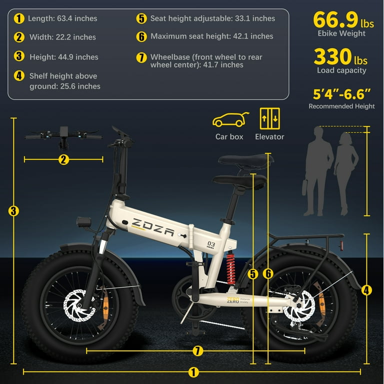 ZDZA Electric Bike 20