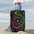thumbnail image 7 of Fuzoiu Rainbow Glitter Print Suitcase Cover,Washable Luggage Covers for Suitcase,Elastic Luggage Protector Cover,Scratch Resistant Travel Suitcase Covers-Small, 7 of 7