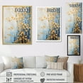 thumbnail image 4 of Designart "Blue Bamboo With Gold III" Bamboo Floater Framed Canvas Prints, 4 of 5