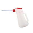 thumbnail image 3 of koolsoo Oil Measuring Container Oil Pot Container with Lid Measuring Sturdy Oil Pot Leakproof with Long Spout Oil Jug for Motorcycle 1.2L, 3 of 8