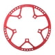 thumbnail image 2 of Cadena premium 45T 47T 53T 56T 58T, cadena y estrecha 130BCD ligera, para la mayoría de bicicletas de carretera, bicicletas de montaña, bi Rojo 56T, 2 of 9