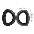 thumbnail image 4 of Coussinets d'Oreille avec Clip Coussin Élastique Isolation Respirant Pièces de Réparation Remplacement pour Écouteurs Sennheiser 700, 4 of 5