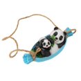 thumbnail image 3 of Swing Panda Statue Mother and Baby Panda Lying On The Swing Resin Garden Panda Image Swing Statue Garden Sculpture, 3 of 5