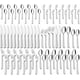 thumbnail image 4 of Juego de Cubiertos de 60 Piezas para 12, Juego de Cubiertos/vajilla de Acero Inoxidable Que Incluye Cucharas/tenedores/cuchillos, Juego de Cubiertos Pulido Espejo para Hogar, 4 of 7