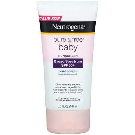 Neutrogena Pure & Free Baby Sunscreen SPF 60, 5 Fl Oz