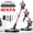 pink color, variant on 8-in-1 Cordless Vacuum, Strong Suction Lightweight Wireless Cleaner for Hardwood Floor, Carpet & Pet Hair, Household Cleaning Essential