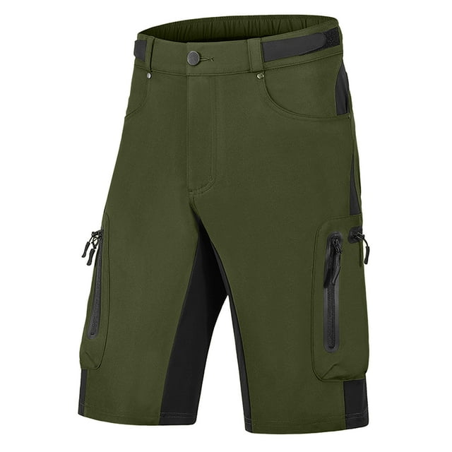 Mgmyaa Men's Loose Fit Cycling Shorts Moisture-Wicking Mountain Bike Shorts Water Ressistant Shorts
