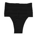thumbnail image 5 of Women's Plus Size High Waist T-Back Thong - High Elastic, Body Shaping, Sexy, 5 of 6