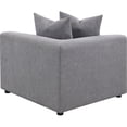 thumbnail image 5 of JERFIT Modular Corner Chair with Pillow, Grey Upholstered Sofa Chaise for Living Room, Space Saving Sectional Armchair, 5 of 8