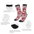 thumbnail image 3 of Fuzoiu Red Hawthorn Print Kids Socks For Boys Girls,Grip Crew Socks with Non Slip,Lightweight Stretch Crew Socks,Toddlers Crew Boot Socks, 3 of 5