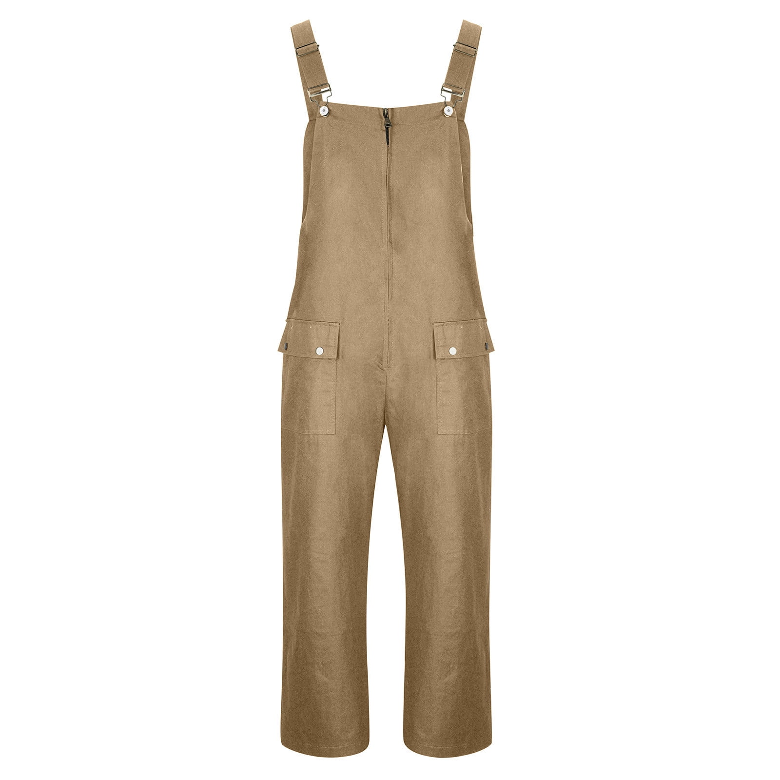 cllios Mens Work Bib Overalls Baggy Lightweight Jumpsuit Big and Tall Coveralls Loose Fit Cargo Workwear with Snaps Pockets