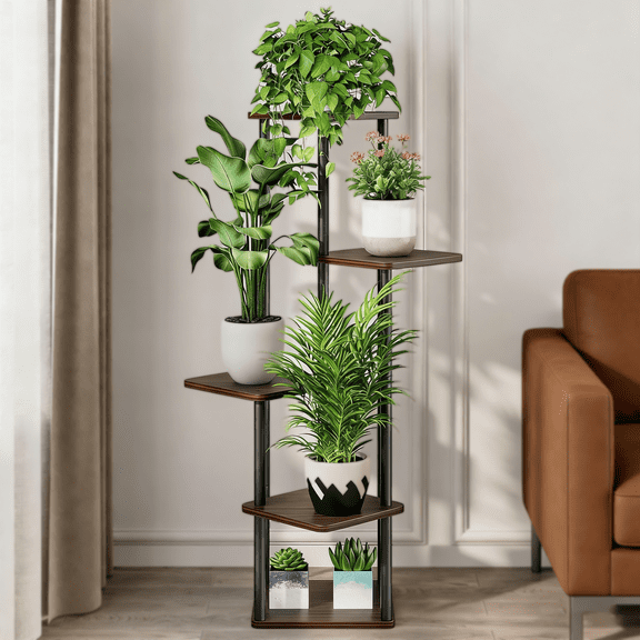 YEEZEE 5-Tier Plant Stands for Indoors for Placing Various Potted Plants, For Balcony,Living Room,Corner