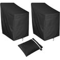 thumbnail image 1 of Patio Stacking Chair Cover, 2 Pack Garden Chair Covers Stacking Waterproof, 1 of 5