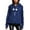 Blue, variant on Bigetiay Womens Hoodie with Pet Pouch, Dog Holder Carrier Sweatshirt Dog Kangaroo Pouch Long Sleeve Winter Sweatshirt Soft Warm Tops, Size XXL