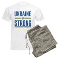 thumbnail image 6 of CafePress - Ukraine Strong Men's Light Pajamas - Men's Light Loose Fit Cotton Pajama Set, 6 of 7