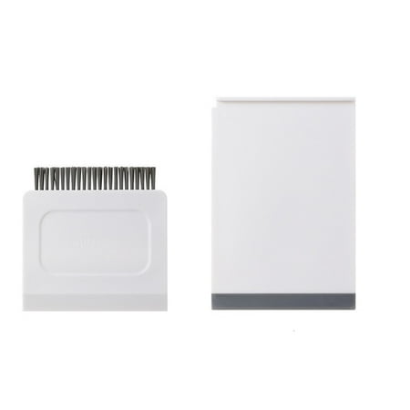

ajkijo Multifunctional Glass Cleaning Brush Suits Countertop Stovetop Descaling Stovetop Window Crevice Brush Compact Wiper White