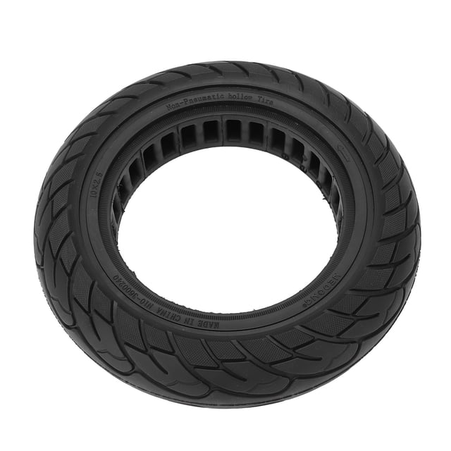 Neumático De Scooter De 10 Pulgadas, Resistente Al Desgaste 10x2.5 Scooter Eléctrico Sólido Amortiguación De Presión De Neumáticos Hueco Absorción De Impactos Elástico Para ANGGREK No