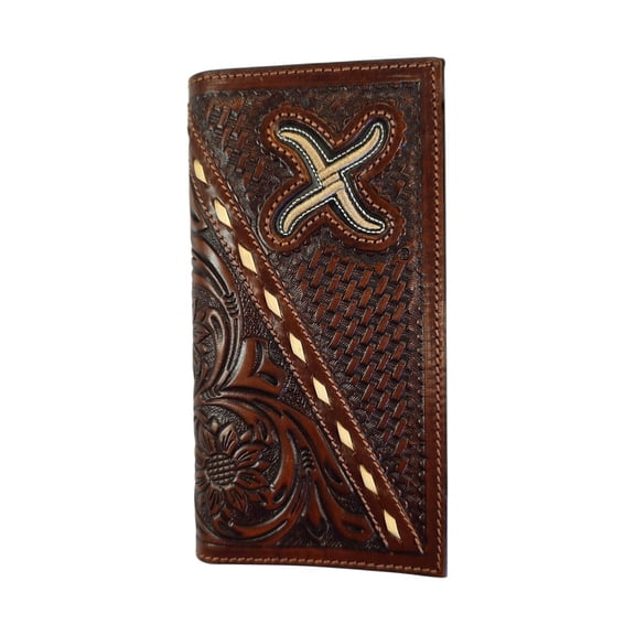 Twisted X Rodeo Basket Weave Buckstitch - Accessories Wallet  - Xwh1R