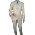 thumbnail image 6 of Men's ENZO Linen Spring Summer Suit Light Weight Breathable E58302-7 Natural, 6 of 9