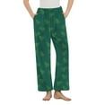 thumbnail image 2 of Vetsdori Flannel Pajamas Pants for Women Fashion Soft Pj Bottoms Sleep Pants Pockets Sleepwear Printed Wide Leg Womens Lounge Pants Trendy, 2 of 5