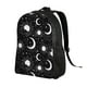 thumbnail image 2 of Disketp Crescent and Stars Mochila Unisex de Apertura Lateral Completa, Mochila para Laptop para Escuela, Trabajo y Viajes, 2 of 8