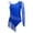 Blue, variant on Girls Shiny Diamond Tassel Gymnastics Leotard Ballet Latin Jazz Dance Ice Skating Bodysuit Black 8