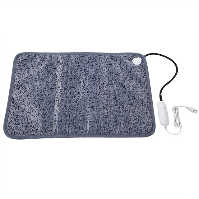 Peahefy Pet Electric Blanket,Pet Electric Blanket Heater Heated Kennel Bed Pet for Dogs Cats(US Plug 110V), Pet Electric Heated Kennel