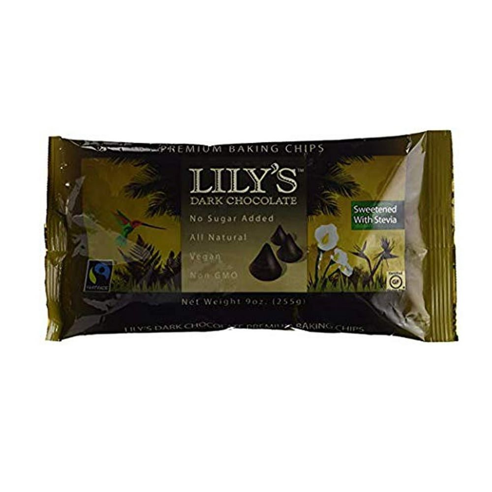 Lily's Dark Chocolate Chips 9 Oz (4 Pack) VBNDF