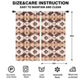 thumbnail image 2 of Blackout Kids Curtains,Brown Geometric Boho Pattern Childrens Insulated Curtains Set Of 2,Bedroom Essentials,Toddler Room Decor 42x84in(106x213cm), 2 of 5