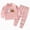 boy outfits-Light Pink, variant on TOWED22 Toddler Baby Boy Set Clothes Long Sleeve Cute Print Tee Sweatpants Elastic Waist Casual Winter Outfits 2Pcs(Pink,6-12 M)