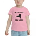 thumbnail image 2 of I'm A Big Deal in New York Cute Toddler T Shirts for Boys Girls (Pink, 4T), 2 of 5
