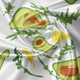 thumbnail image 5 of Ambesonne Fruits Valance Pack of 2, Sliced Avocados and Lemons, 42"X12", Multicolor, 5 of 5