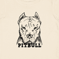 thumbnail image 4 of Inktastic Pitbull Sketch Portrait with Dog Breed Name Boys or Girls Baby T-Shirt, 4 of 5