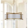 thumbnail image 2 of Safavieh Orb 21 in. Dia Drum Adjustable Pendant Light, Antique Gold, 2 of 6