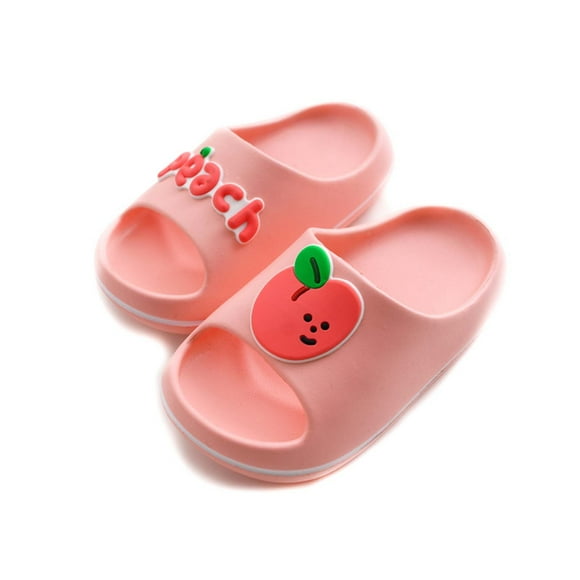 Kids Slippers Girls Kids Shower Slides Boys Girls Sandals Beach Pool Non-Slip Fruit Slippers Shoes