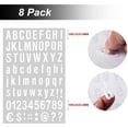 thumbnail image 2 of 8 Sheets Self Adhesive Vinyl Letters Numbers Kit Mailbox Numbers Sticker for Mailbox Signs Window Door Cars Trucks Home Business Address Number (1 Inch White), 2 of 5