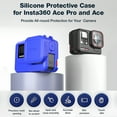 thumbnail image 2 of aMagisn AC19 Silicone Camera Protectiv Kit Camera Protector Case + Lense Cover + 2 Straps Compatible with Insta 360 Ace Pro Camera, 2 of 9