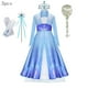 thumbnail image 3 of Disfraz de princesa Elsa de Frozen 2 para niña, disfraz de reina de la nieve, Cosplay de fantasía para fiesta de carnaval, ropa bonita para niños de 3 a 8 años, 2024, 3 of 4