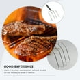thumbnail image 3 of COMPUKAS Turkey Roast Fork Silver Barbecue Fork Kitchen Tools Outdoor 1Set, 3 of 8